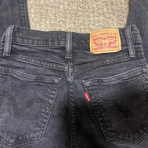 Levi’s High Waisted Black Wedgie Skinny Jean